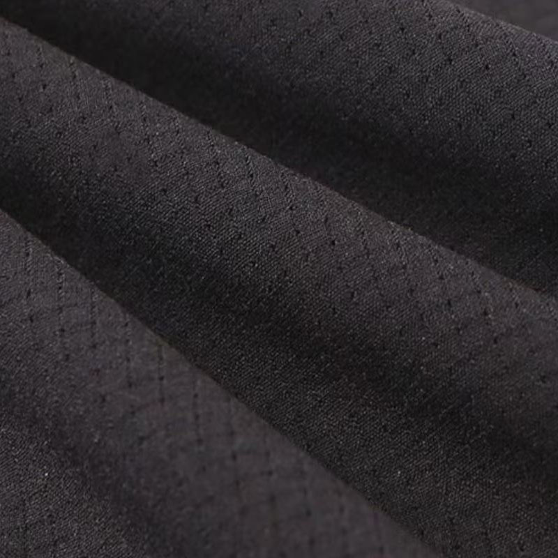 Pakaian Modern Sadar Lingkungan 130gsm Kain Gua Alkali Elastis Berbahan Katun